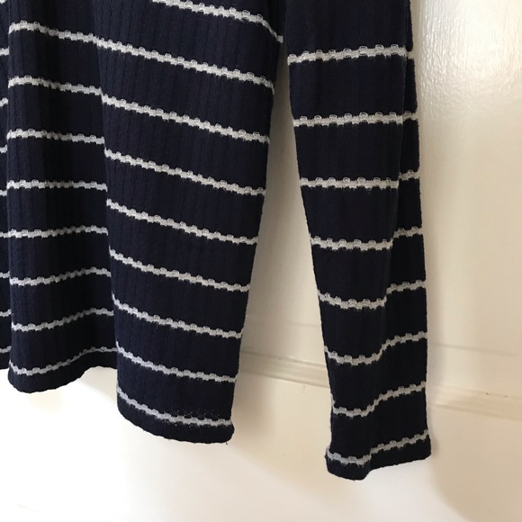 Chaser navy striped viscose strappy back top - Picture 9 of 11